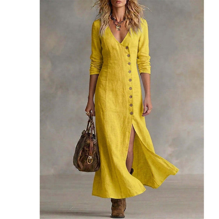 Oceane - Vintage Midi Shirt Dress