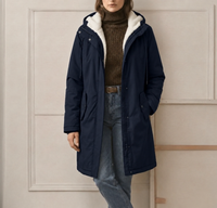 Sherpa-Lined Water-Repellent Hooded Parka – Susan & Anne