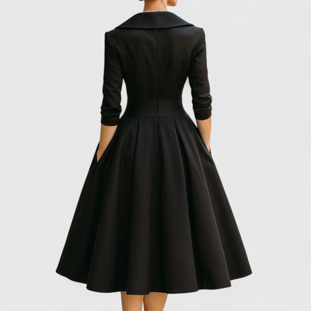 Manon - V-Neck Midi Dress