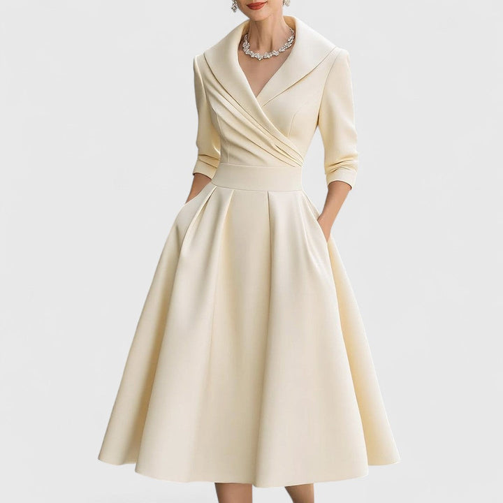 Manon - V-Neck Midi Dress