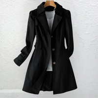 Slim-Fit Vintage Trench