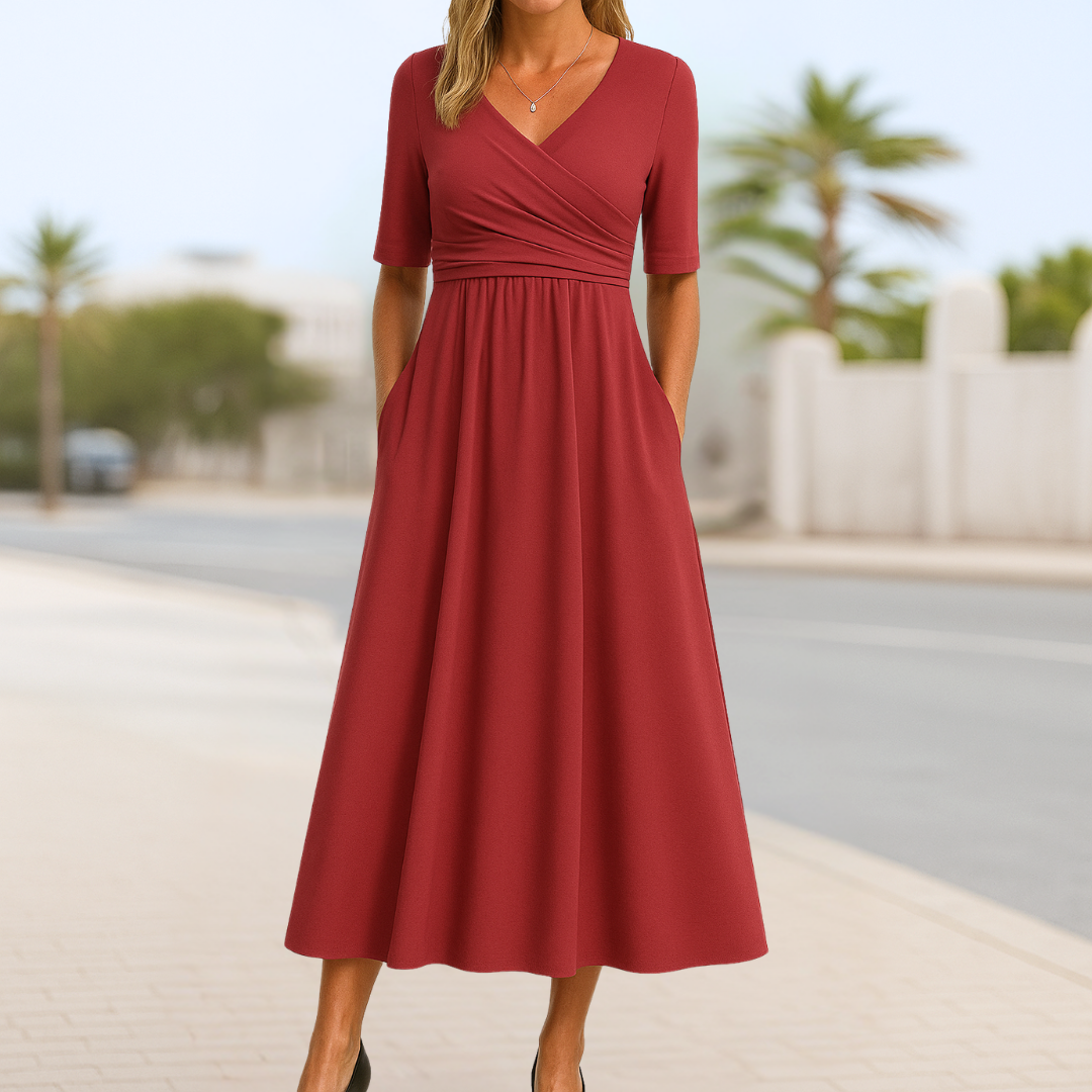 Jasmine - Elegant Midi Dress