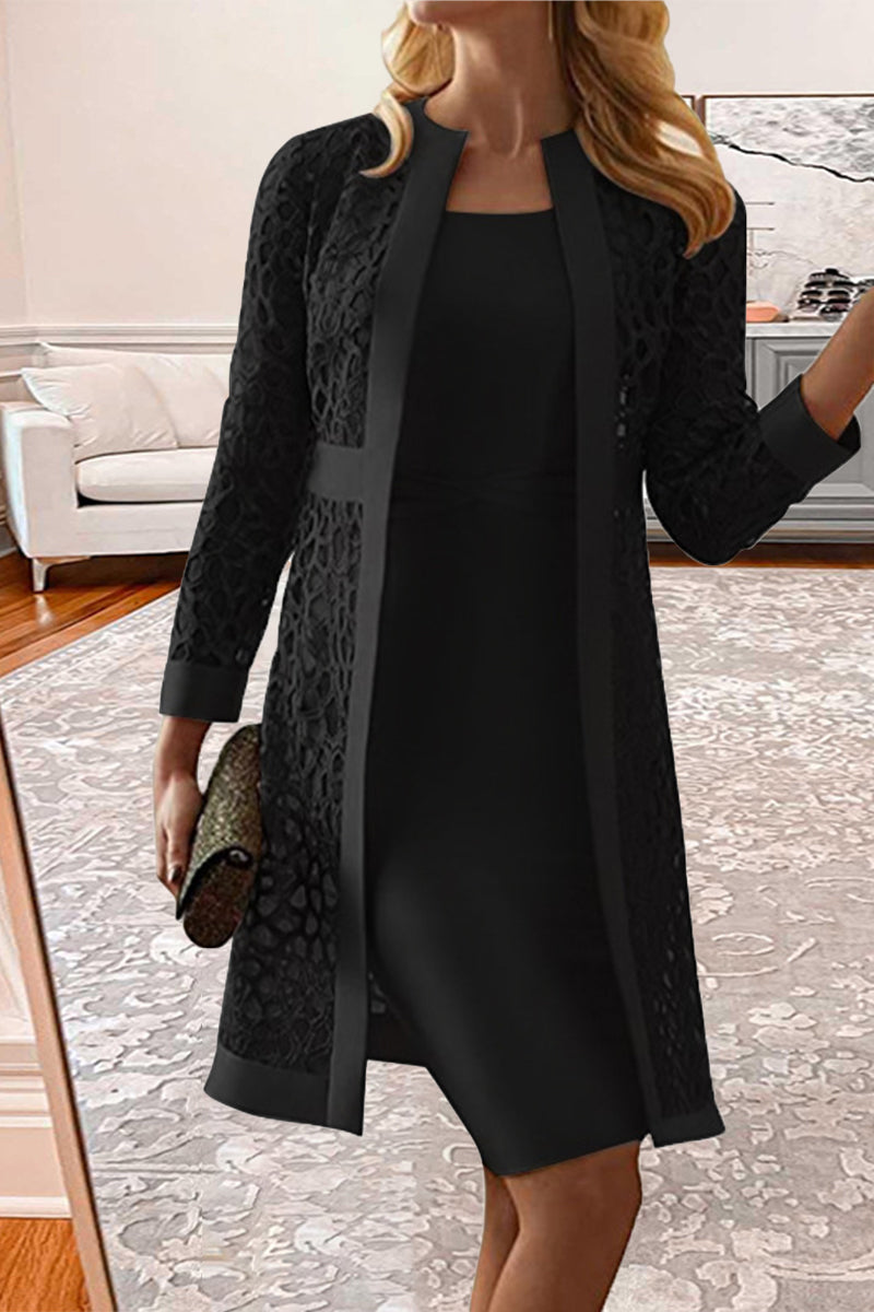 Women's Long-Sleeved Two-Piece Suit