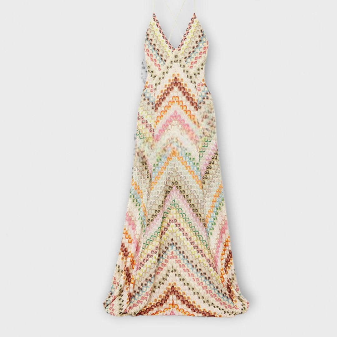Remi - Herringbone Maxi Dress