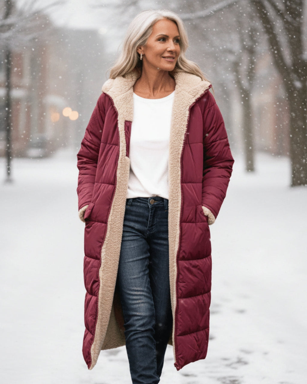 Cozy Hooded Quilted Jacket