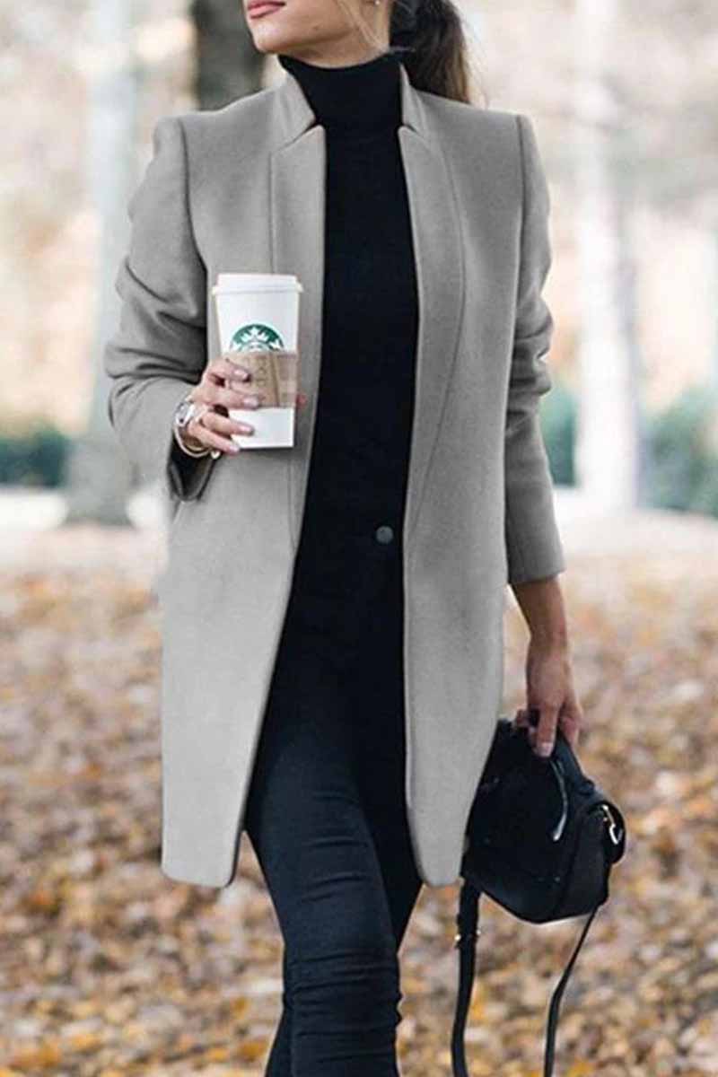 Women's Classic Winter Wool Coat