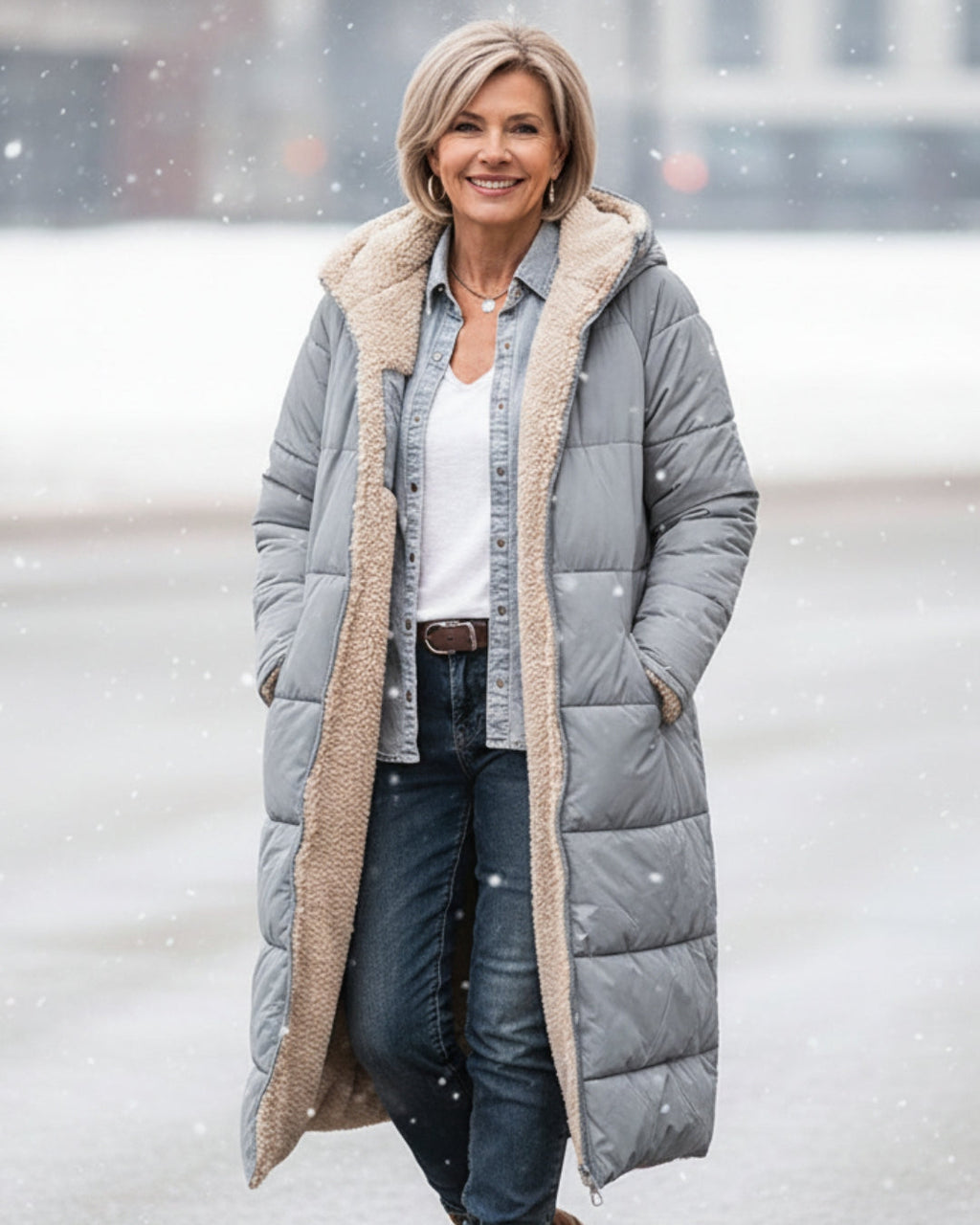 Cozy Hooded Quilted Jacket