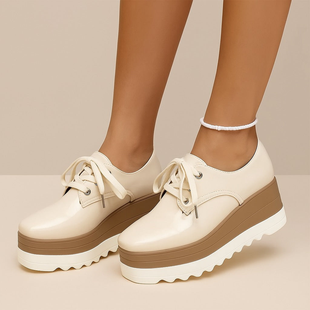 Cushioned Platform Trainers