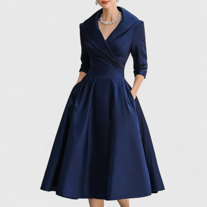 Manon - V-Neck Midi Dress