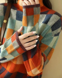 CASHMERE PATCHWORK SWEATER