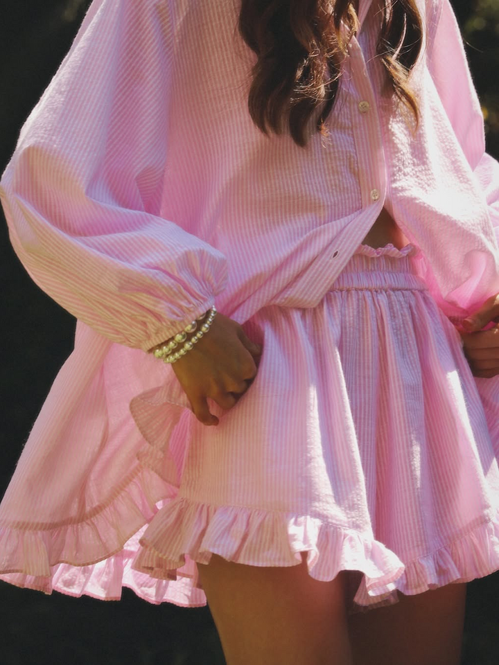 Ava - Playful Elegance Ruffle Set