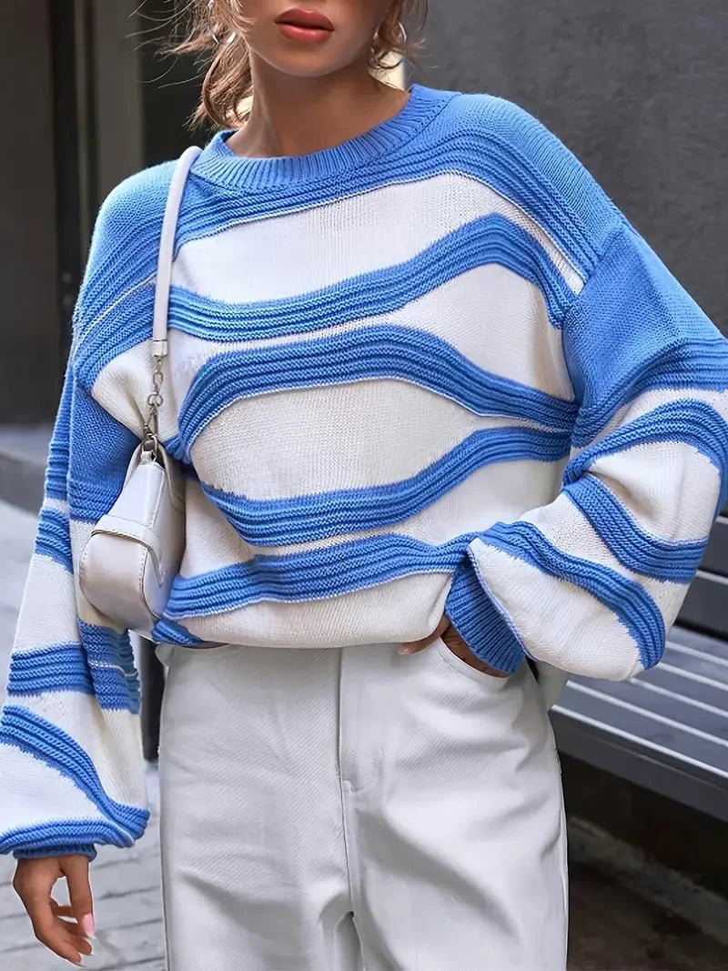 Women's Elegant Asymmetrical Sweater