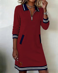 Long-Sleeve Chic Dress