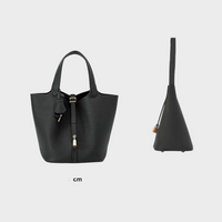 Pebbled Lock Bag