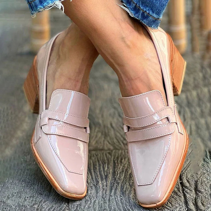 Eden - Mocassins With WIde Heel Shiny
