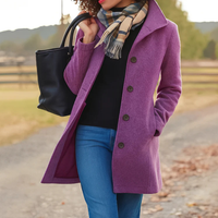 Classic Straight Button Coat – Susan & Anne