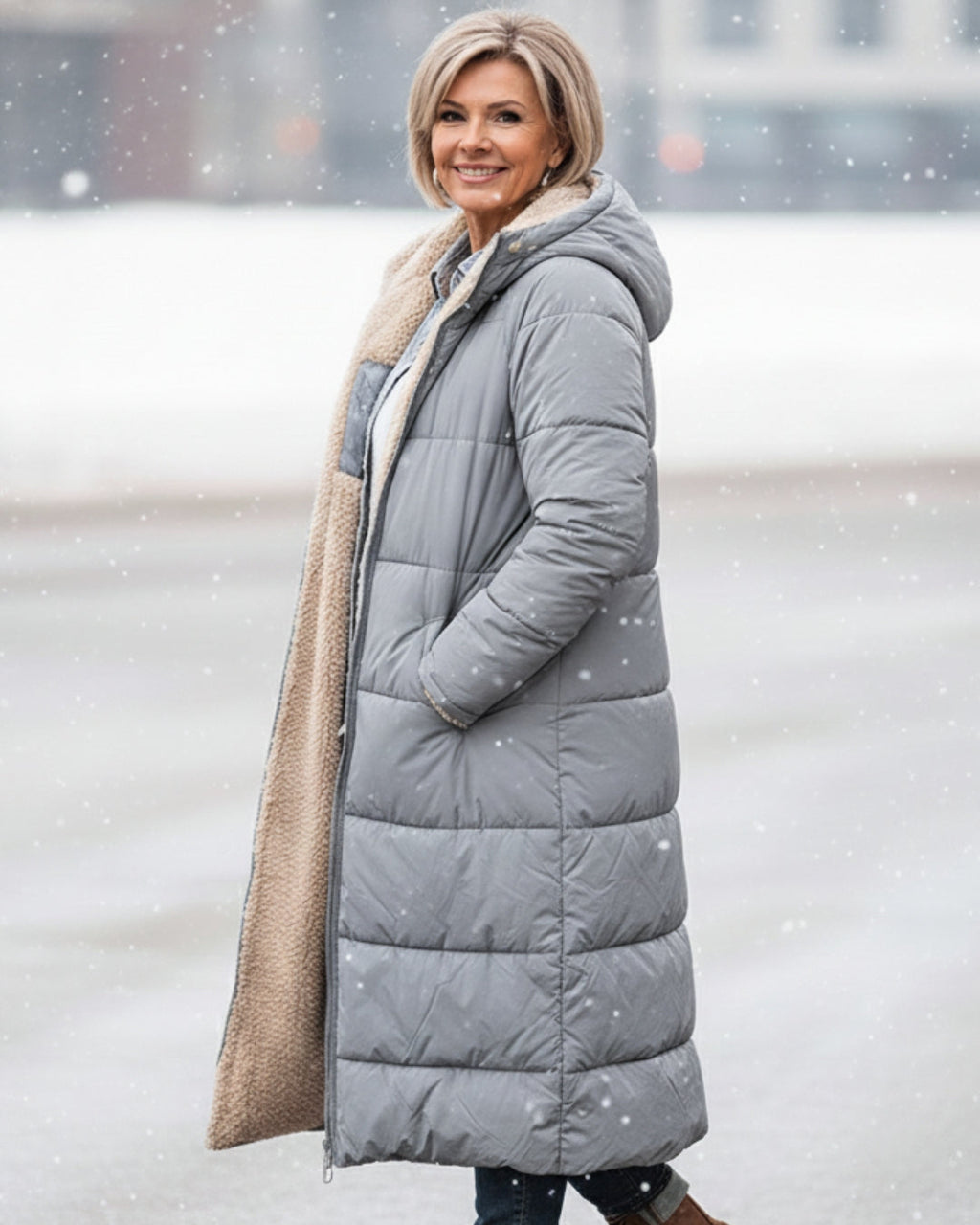 Cozy Hooded Quilted Jacket