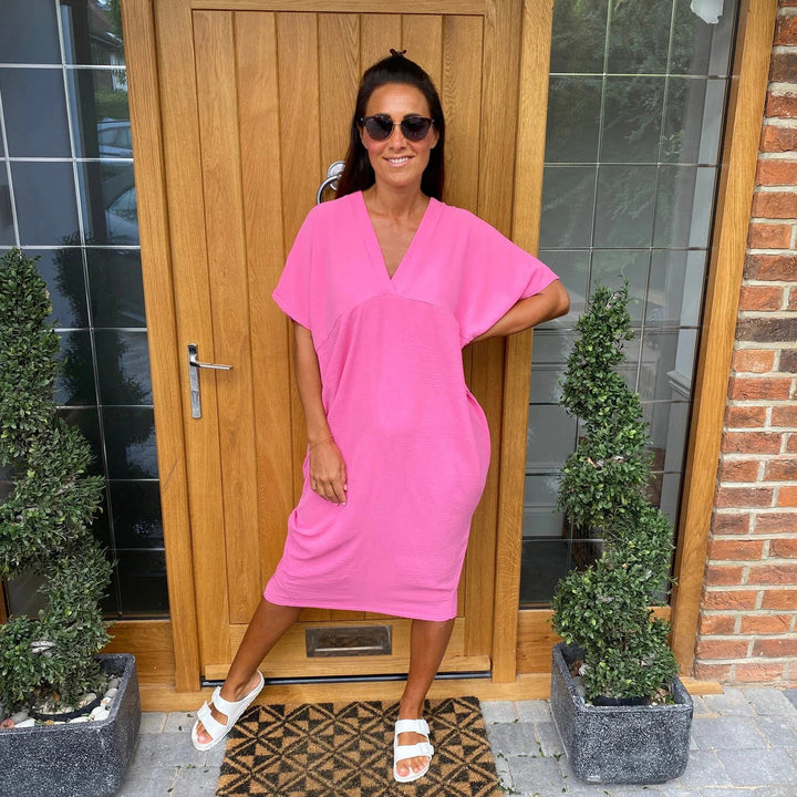 Noemie - Loose V-Neck Dress
