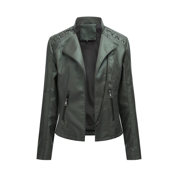 Edgy Satin Jacket