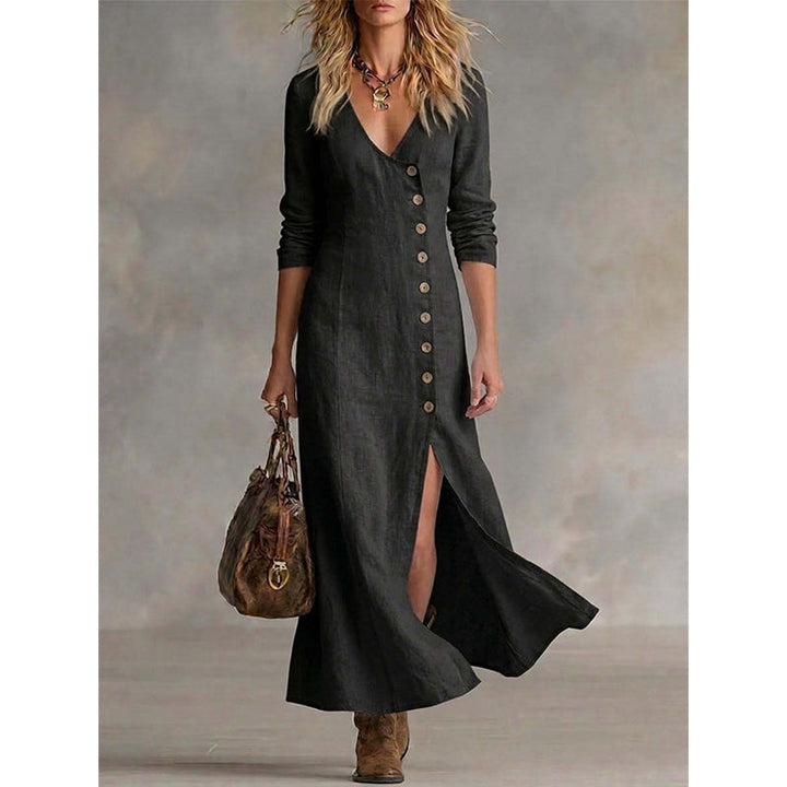 Oceane - Vintage Midi Shirt Dress