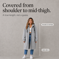 Oversized Hooded Sweatshirt Coat – Susan & Anne