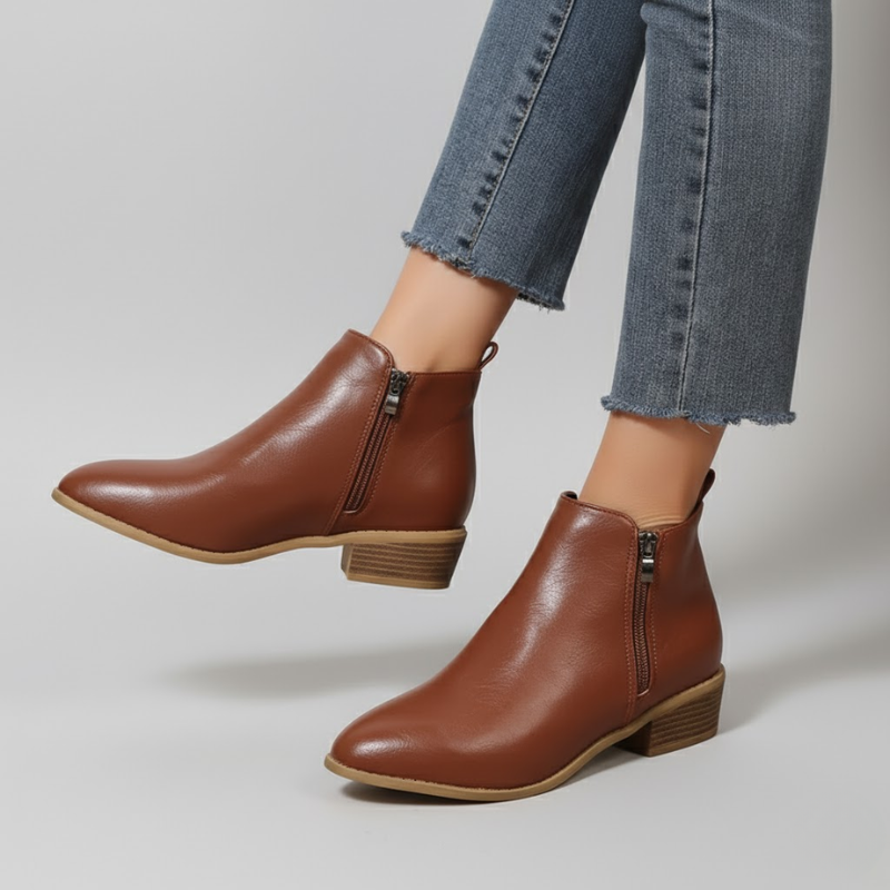 Priya - Orthopedic Leather Boots
