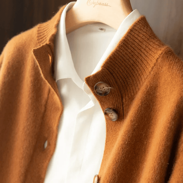 Celeste | Chic High-Neck Cardigan