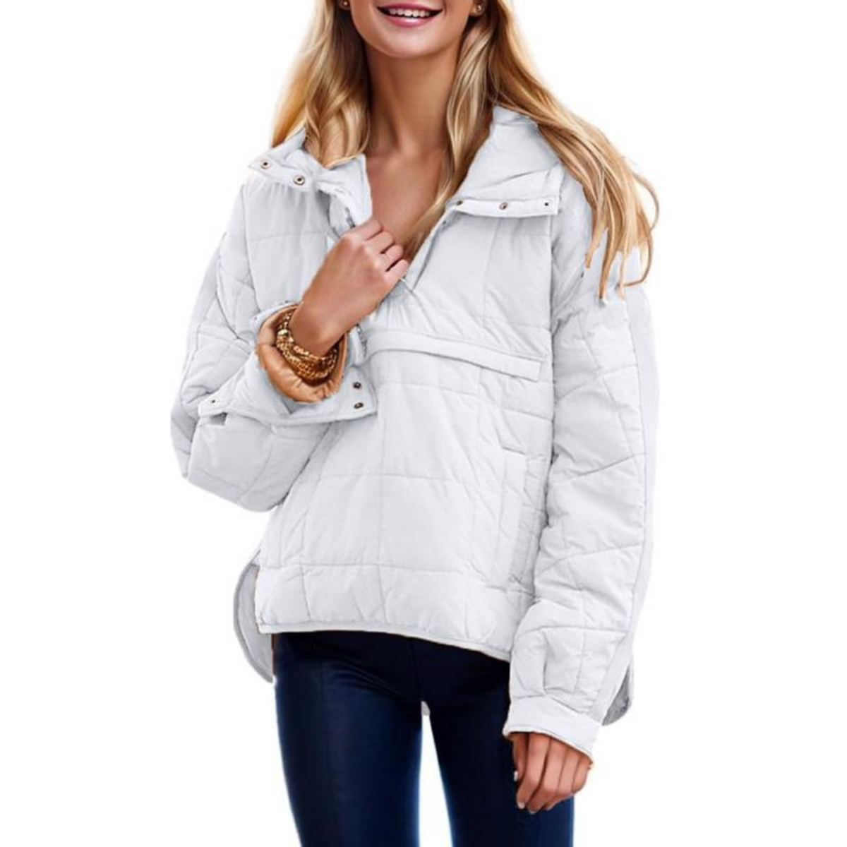 SOFT EMBRACE OVERSIZED HOODED JACKET