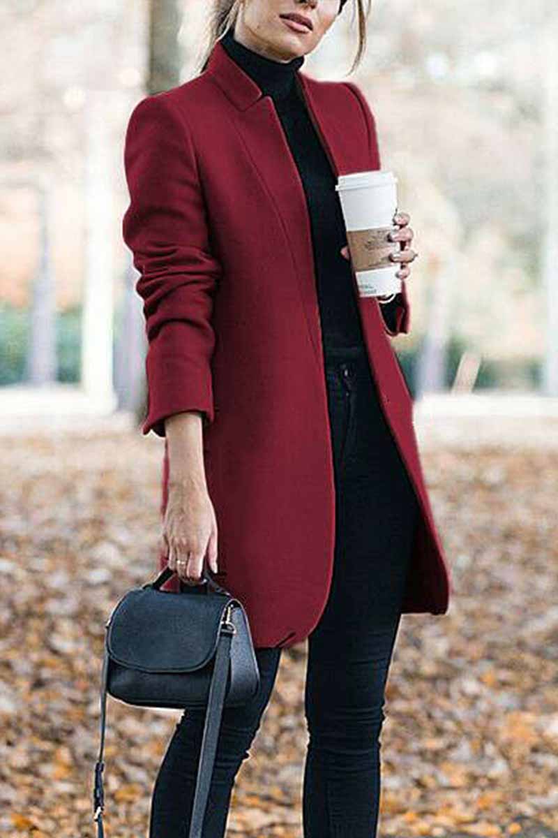 Women's Classic Winter Wool Coat