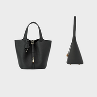 Pebbled Lock Bag