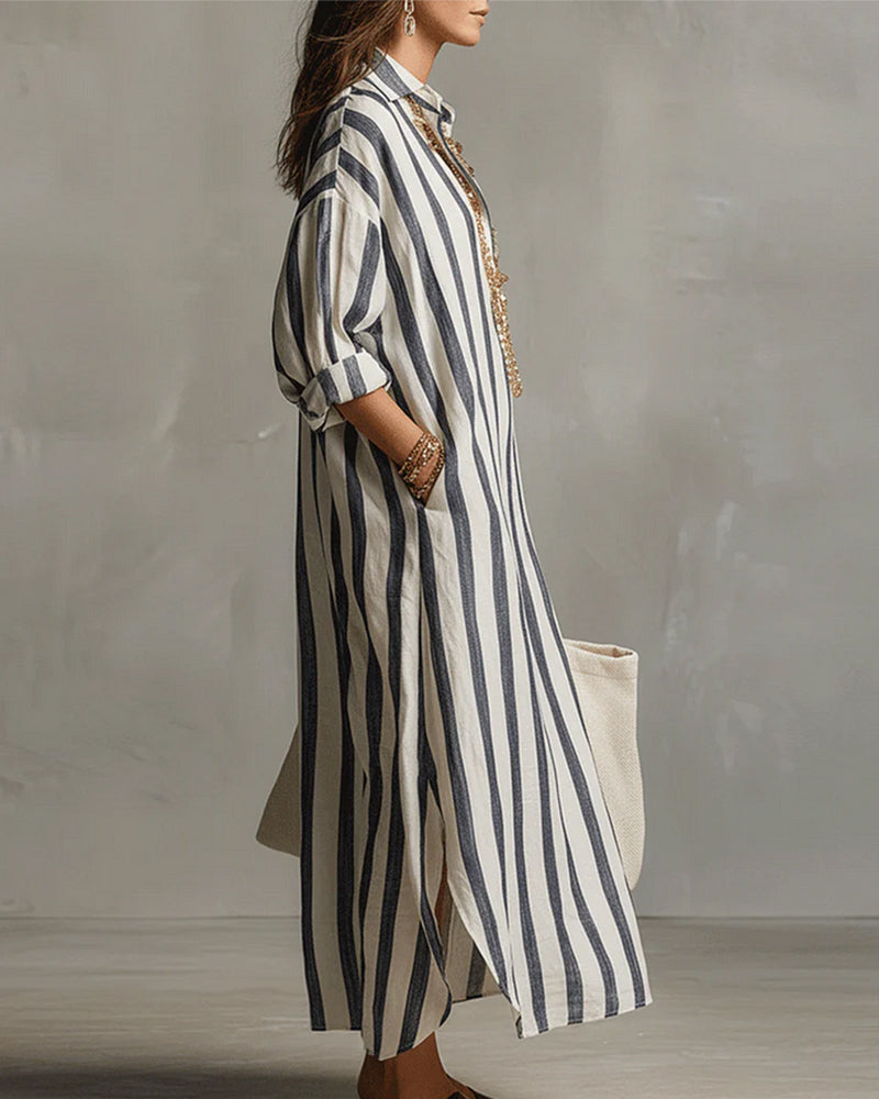 Seraphina - Striped Maxi Dress