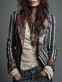 Bohemian Floral Blazer