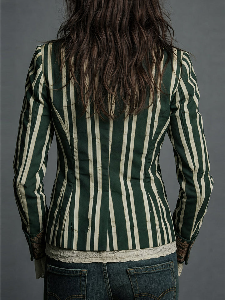 Avenorix - Bohemian Floral Blazer