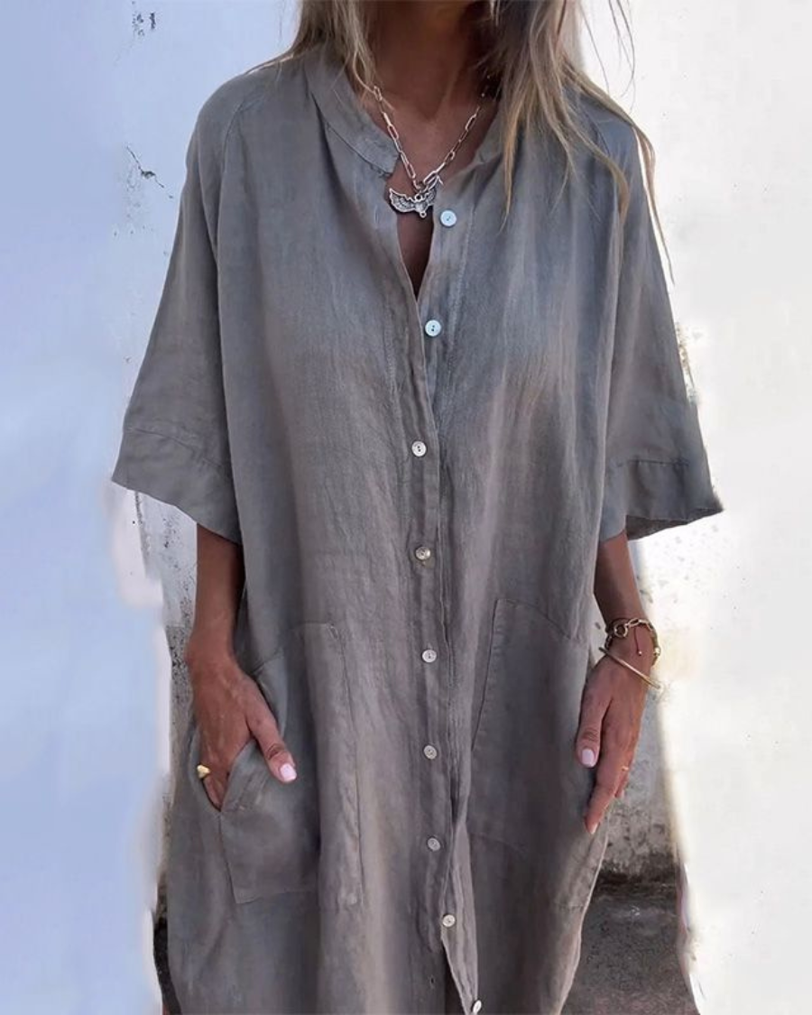 Oversized Shirt Dress