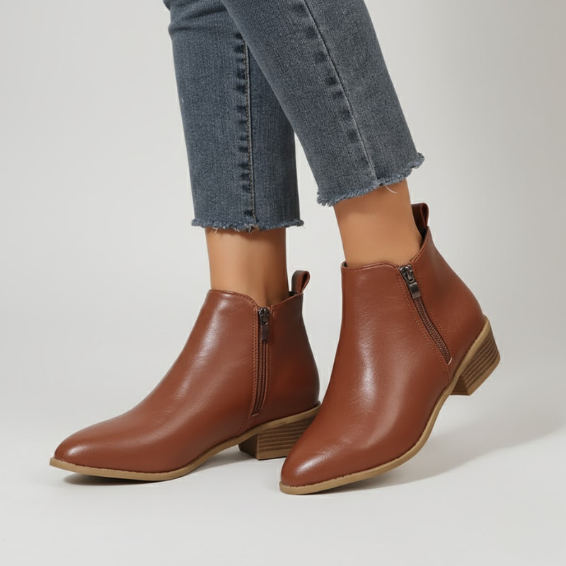 Priya - Orthopedic Leather Boots