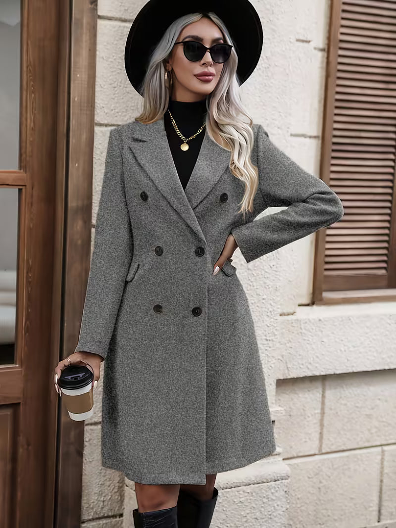 Quinella - Double-Breasted Trench