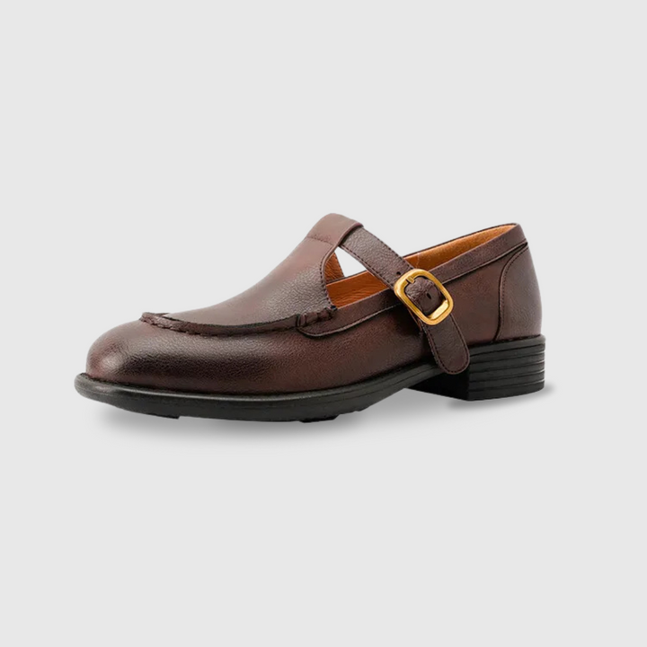 Delia - Retro T-Strap Mary Jane Shoes Round Toe Low Heel