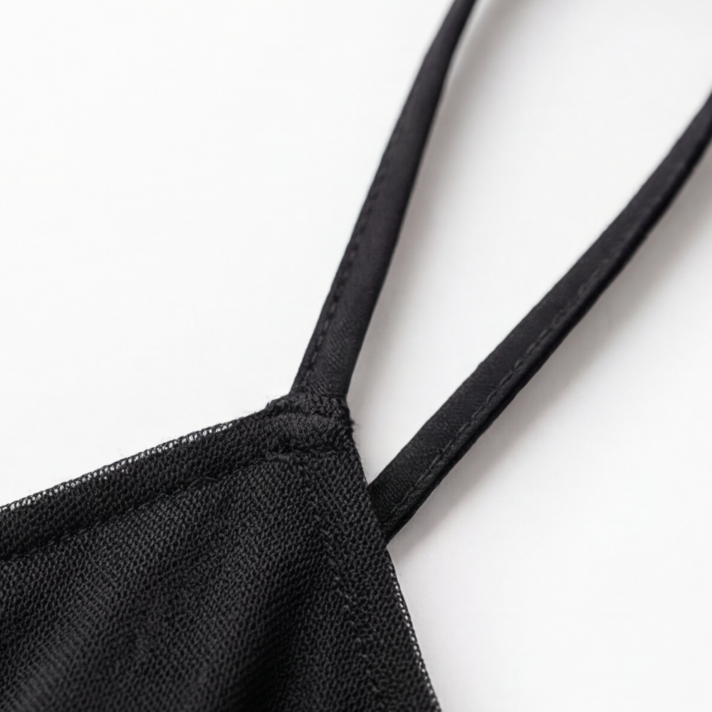 Velaire - Sheer Embroidered Lace Slip Dress