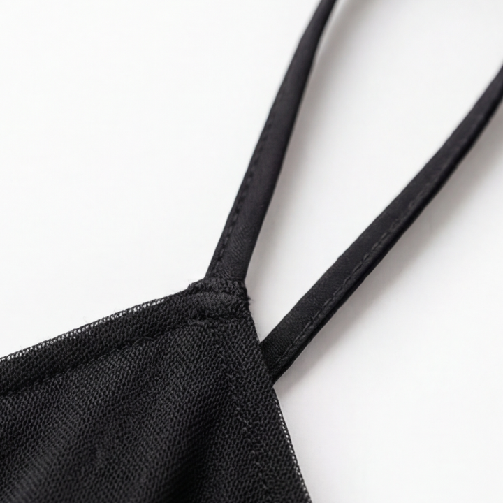 Velaire - Sheer Embroidered Lace Slip Dress