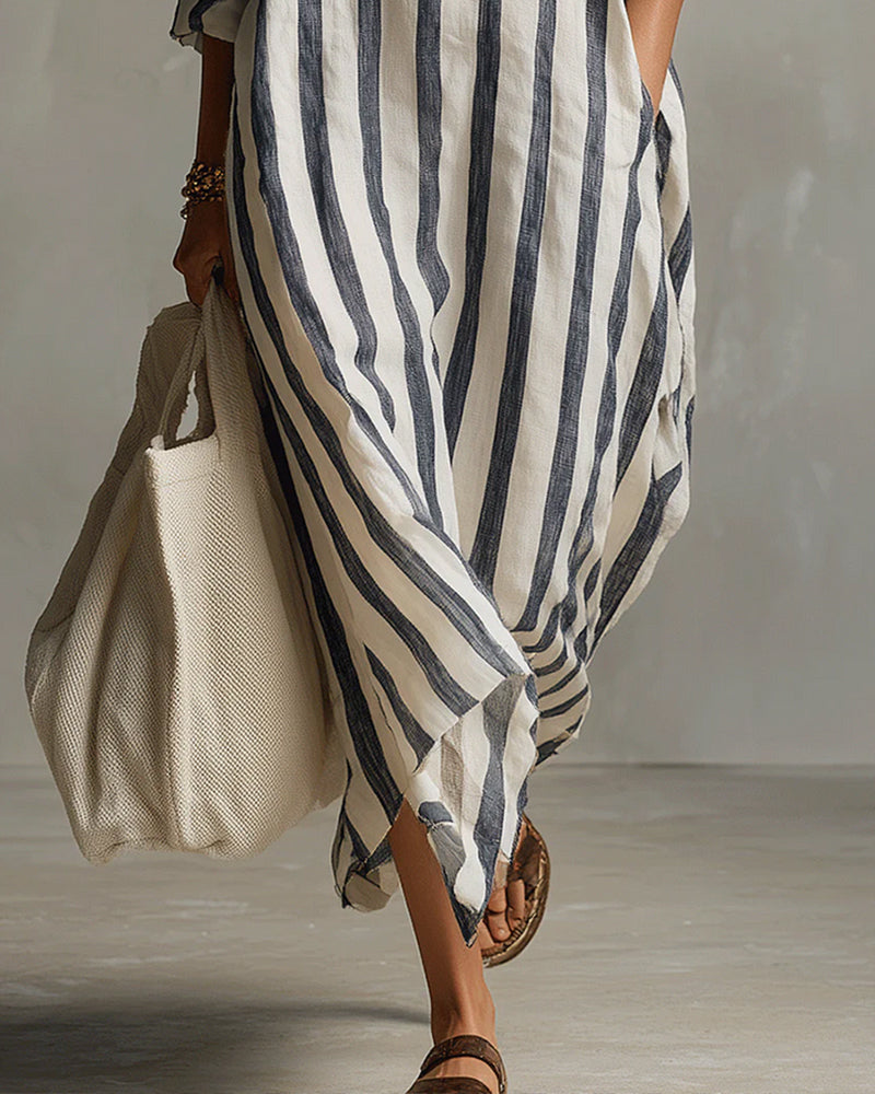 Seraphina - Striped Maxi Dress