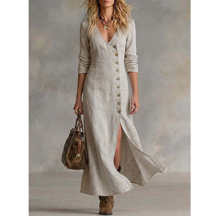 Oceane - Vintage Midi Shirt Dress