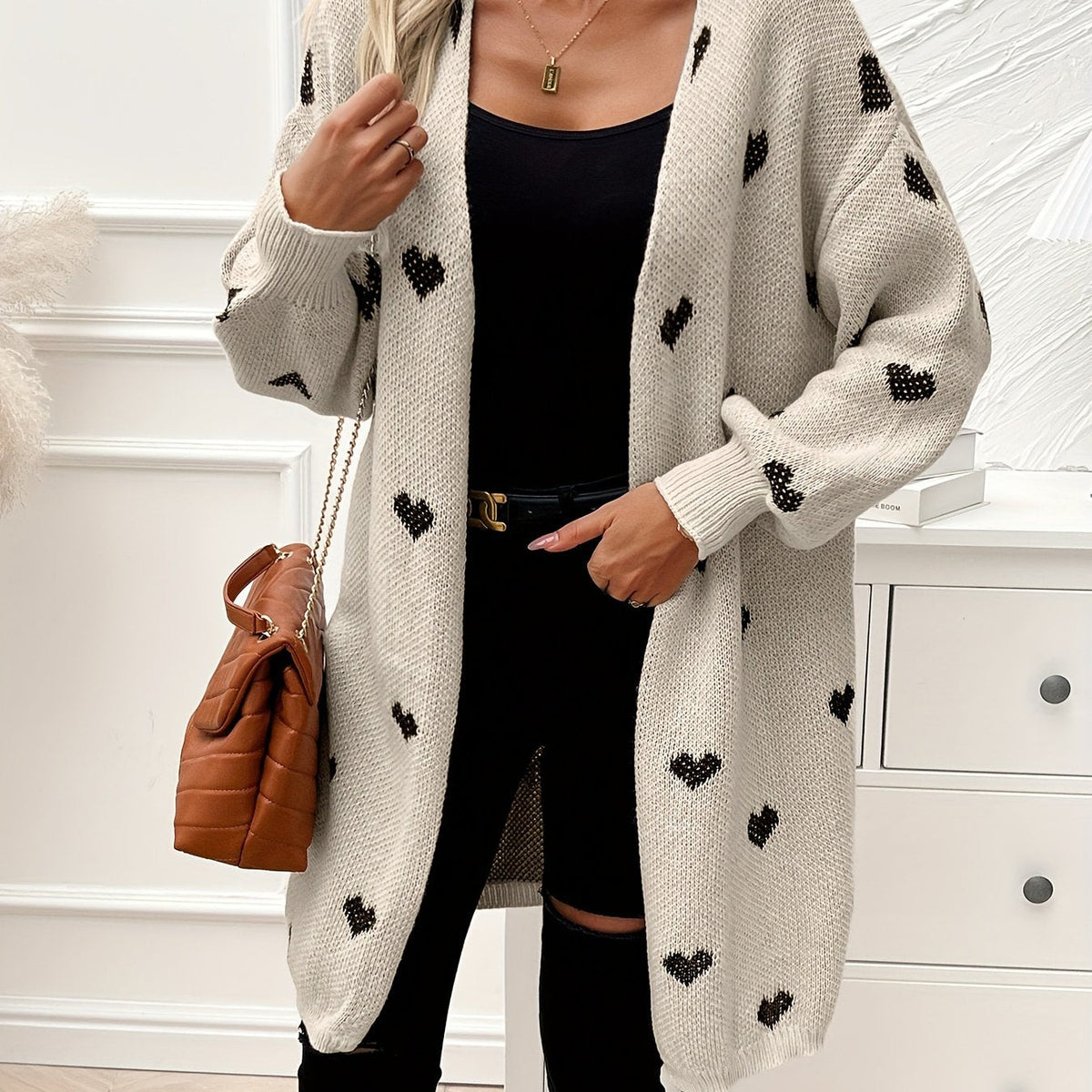 Heart Knit Cardigan
