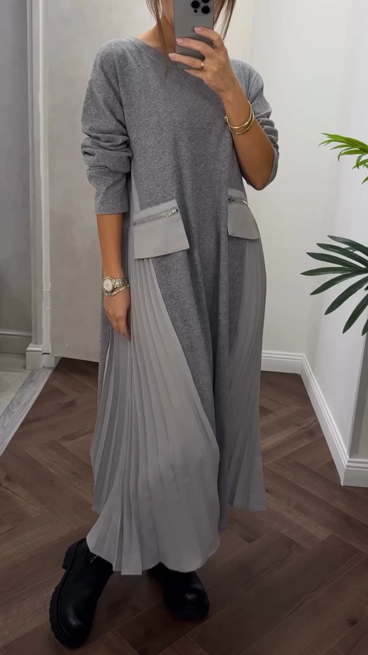 Isaure - Pleated Maxi Dress