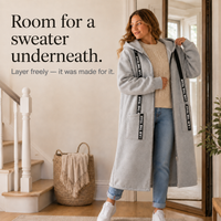 Oversized Hooded Sweatshirt Coat – Susan & Anne