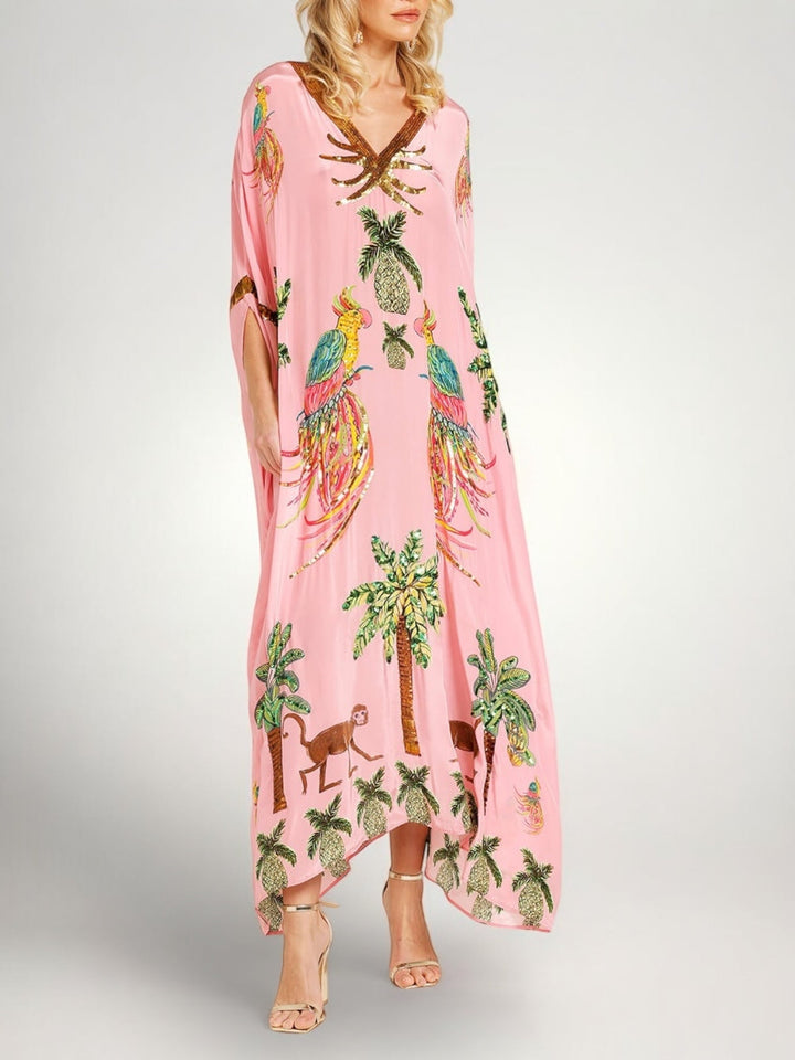 Sahara - Coconut Print Dress
