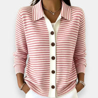 Nola | Striped Button Cardigan