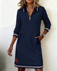 Long-Sleeve Chic Dress