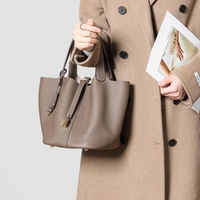 Pebbled Lock Bag