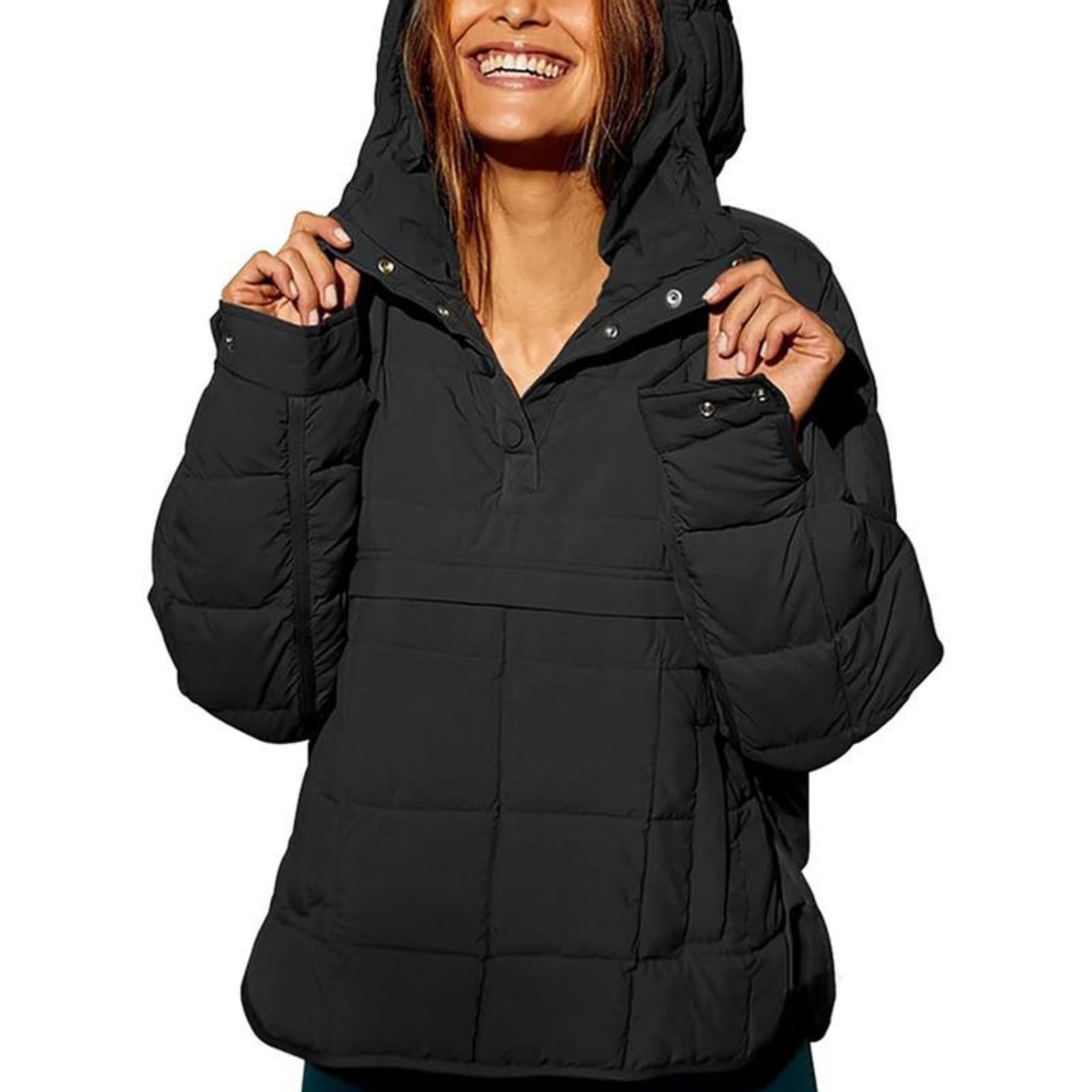 SOFT EMBRACE OVERSIZED HOODED JACKET