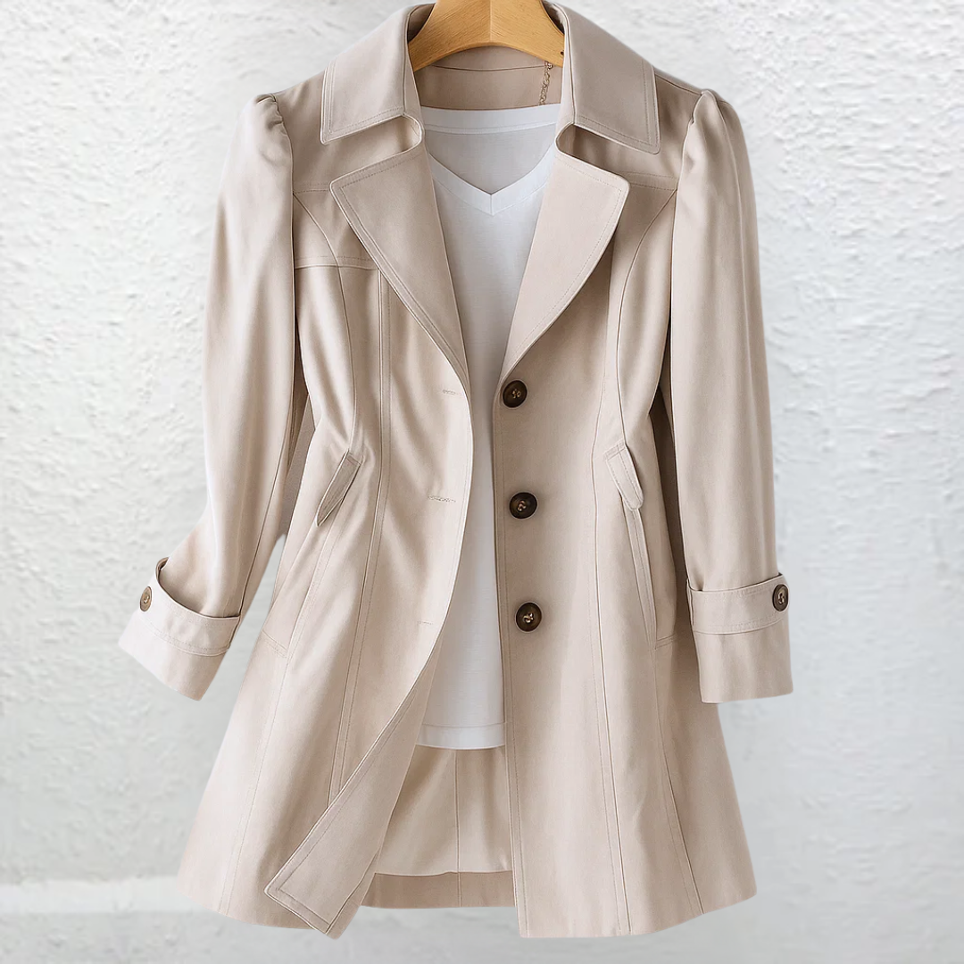 Slim-Fit Vintage Trench